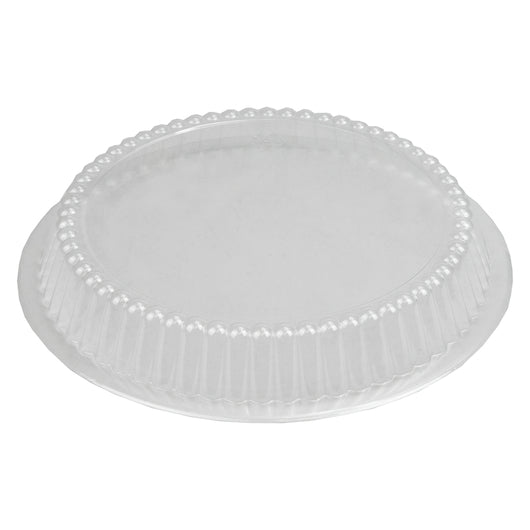Dome Lids For 7" Round Containers, 7" Diameter, Clear, Plastic, 500/carton
