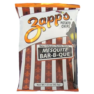 Zapp's Potato Chips Mesquite Bbq Chips-1.5 oz.-60/Case