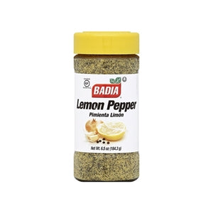 Badia Lemon Pepper Seasoning 6/6.5 Oz.