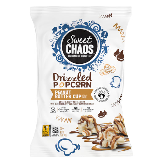 Sweet Chaos Peanut Butter Cup Drizzle-1.5 oz.-8/Case