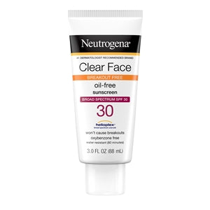 Neutrogena Clear Face Break-Out Free Liquid Spf30 Lotion-3 fl oz.-3/Box-4/Case