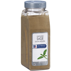 Mccormick Ground Herb Sage-11 oz.-6/Case
