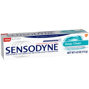 Sensodyne Deep Clean Toothpaste-4 oz.-12/Case