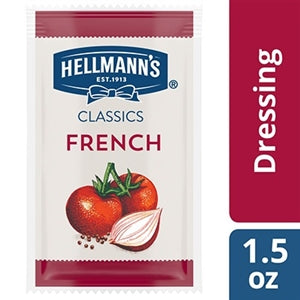Hellmann's Classics French Salad Dressing Single Serve-1.5 oz.-102/Case