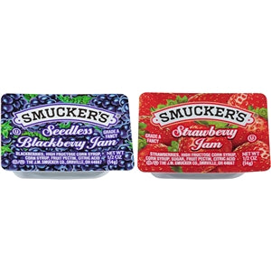 Smucker's Seedless Blackberry Jam-0.5 oz.-200/Case