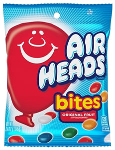 Airheads Original Fruit Bites-3.8 oz.-12/Case