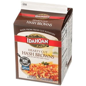 Idahoan Foods Shreds Hearty Cut Hash Brows With Sea Salt & Cracked Black Pepper-2.25 lb.-6/Case