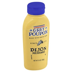 Grey Poupon Dijon Mustard Bottle-10 oz.-12/Case