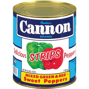 Cannon Peppers Strips Rd&Grn Colored-1 fl oz.s-6/Case