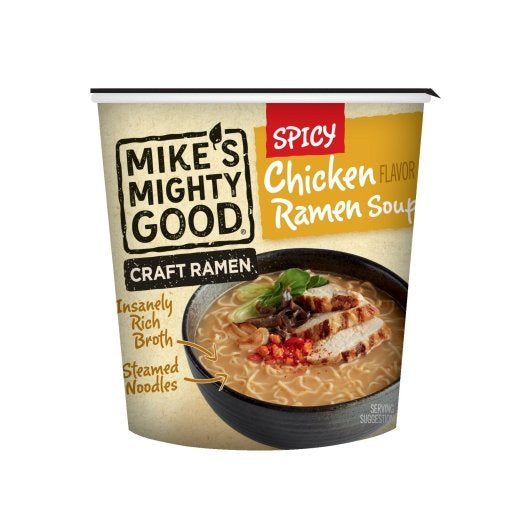 Mike's Mighty Good Ramen Soup Spicy Chicken-1.7 oz.-6/Case