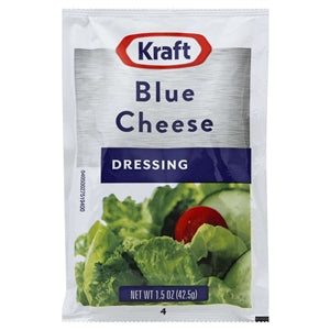 Kraft Blue Cheese Mix Dressing Single Serve-1.5 oz.-60/Case