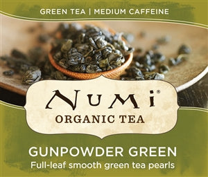 Numi Organic Tea Gunpowder Green Tea Tea Bags-0.73 lb.-1/Case