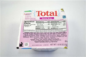 Total Raisin Bran Cereal-1.19 oz.-96/Case
