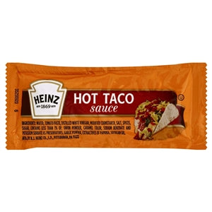Heinz Hot Taco Hot Sauce Single Serve Packet-9.69 lb.-1/Case