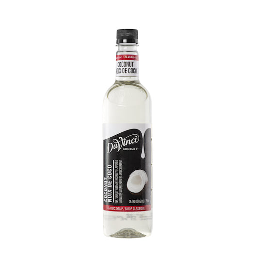 Davinci Gourmet Syrup Coconut Flavored-750 Milliliter-4/Case