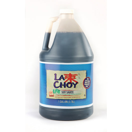 La Choy Low Sodium Lite Soy Sauce Bulk-1 Gallon-1/Case
