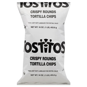 Tostitos Crispy Rounds Bulk Tortilla Chips-16 oz.-8/Case