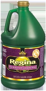 Regina Wine Burgundy Plastic Cooking Wine Bulk-1 Gallon-4/Case