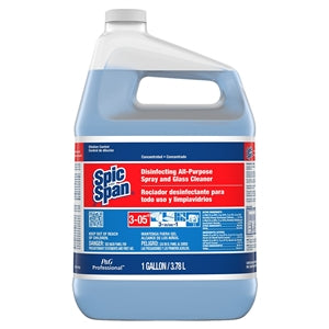 Spic & Span Professional Disinfecting All Purpose And Glass Cleaner 15X Concentrate Closed Loop-1 Gallon-2/Case