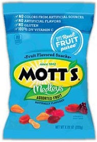 Mott's Assorted Fruit Snacks-1.6 oz.-144/Case