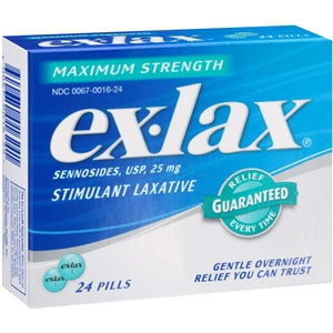 Ex-Lax Pills.-24 Each-6/Box-4/Case