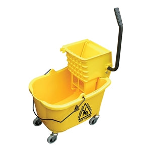 O-Cedar Commercial O-Cedar Yellow 32 Quart Mop Bucket & Wringer-1 Each