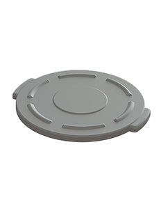 Value Plus 10 Gallon Gray Trash Lid-1 Count-6/Box-1/Case