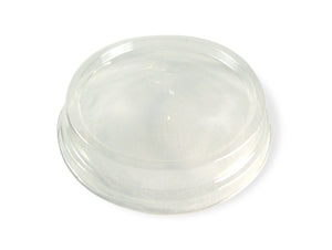 World Centric 4-9 oz. Ingeo Compostable Clear Raised Lid-50 Each-40/Case
