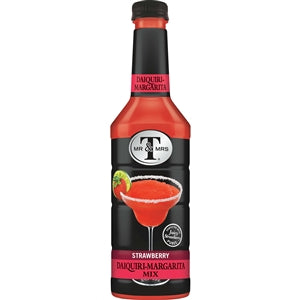 Mr & Mrs T's Strawberry Daiquiri Cocktail Mixer-1 Liter-6/Case