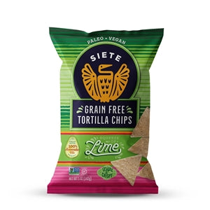 Siete Lime Tortilla Chips-5 oz.-12/Case