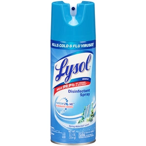 Lysol Disinfectant Spray Spring Waterfall-12.5 oz.-12/Case