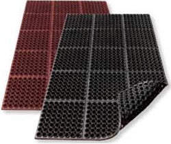 Cactus Mat Floor Mat Rubber 3X5 Vip Tuffdeck Red-1 Each-1/Case