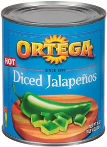 Ortega Diced Jalapenos-26 oz.-12/Case