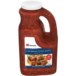 Minor's Caribbean Style Sauce Ready-To-Use-0.5 Gallon-4/Case