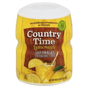 Country Time Lemonade Beverage Mix-1.19 lb.-12/Case