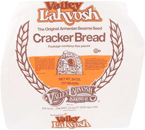 Valley Lahvosh Valley Lahvosh Crackerbread Rounds Original 15 Inch-26 oz.-5/Case