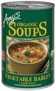 Amy's Soup Vegetable Barley Organic-14.1 oz.-12/Case
