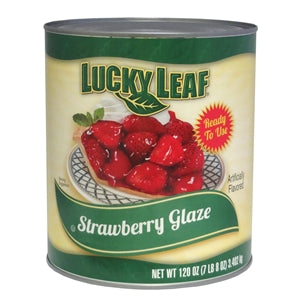 Lucky Leaf Strawberry Glaze-120 oz.-6/Case