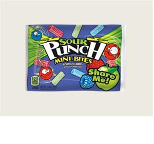 Sour Punch Share Me Gummy Candy-3.5 oz.-12/Box-12/Case