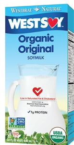 Westsoy Soy Milk Organic Soy Original-32 fl oz.-12/Case