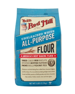 Bob's Red Mill Natural Foods Inc Unbleached White All-Purpose Flour-5 lb.-4/Case
