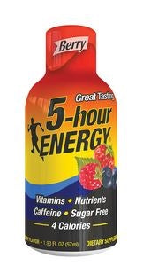 5-Hour Energy Regular Strength Berry-1.93 fl oz.s-12/Box-4/Case