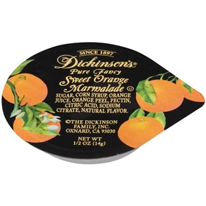 Dickinson Portion Control Orange Marmalade-0.5 oz.-200/Case