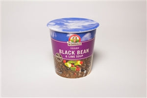 Dr. Mcdougall's Cup Soup Black Bean & Lime-3.4 oz.-6/Case