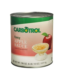 Carbotrol Fruit Applesauce-105 oz.-1/Box-6/Case