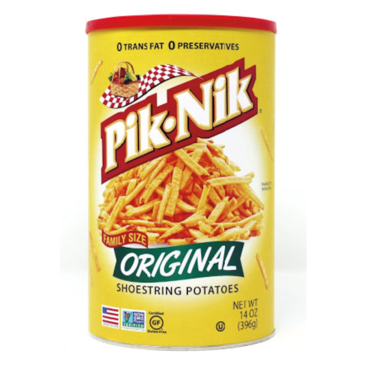 Pik-Nik Original Shoestring Potatoes Tray-14 oz.-6/Case