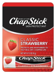 Chapstick Strawberry Blister Card-0.15 oz.-12/Box-12/Case