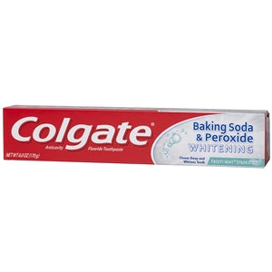 Colgate Baking Soda & Peroxide Whitening Frosty Mint Stripe Toothpaste-6 oz.-6/Box-4/Case