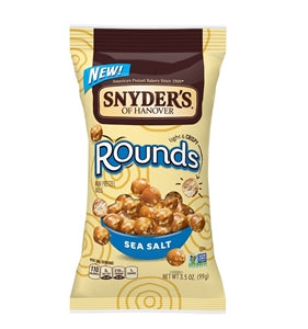 Snyder's Of Hanover Pretzel Sea Salt Rounds-3.5 oz.-8/Case MPN ...