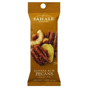 Sahale Pecans Banana Rumami Glazed-1.5 oz.-18/Case